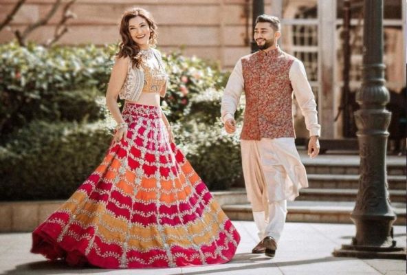 Gauhar Khan announces his wedding in such a beautiful lehenga, will be a  fan after seeing pictures - News Crab | DailyHunt