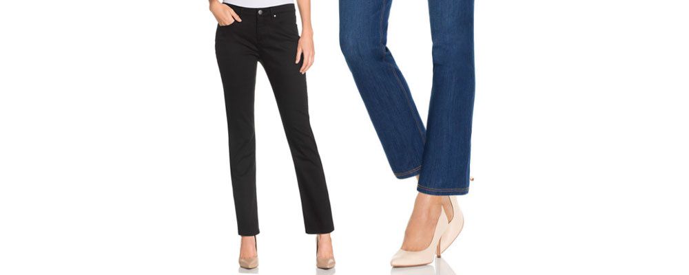 jeans according to body type