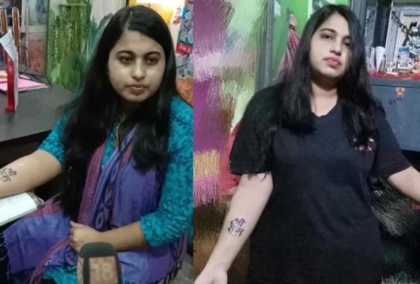 হাতে 'শ্রী রাম' লেখা ট্যাটু, মুখে রামের জয়গান! রাম মন্দির নির্মাণে ১১ হাজার টাকা দান মানবতায় বিশ্বাসী মুসলিম যুবতীর