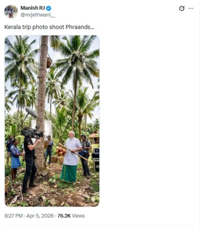 Kerala Polls 2026: Viral 'Photoshoot' Of PM Narendra Modi Is AI-Generated
