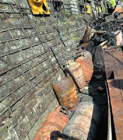 Cylinder stockpiles under lens after market inferno in Kasauli