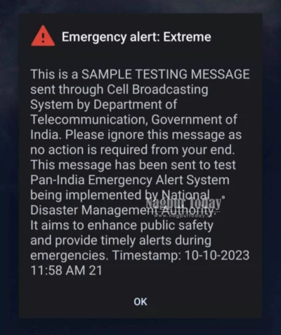 Trial of mobile-based disaster alert systems underway; citizens ignore message: DoT