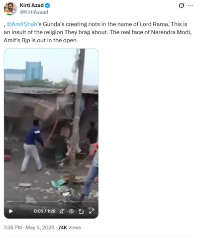 Old Video Viral As BJP-Instigated Violence After West Bengal Poll Results