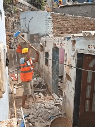 Mumbai: BMC Demolishes 150 Illegal Structures for Goregaon-Mulund Link Road Project