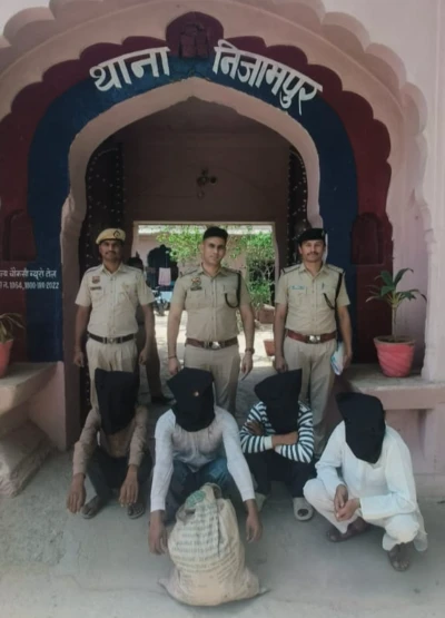 महेंद्रगढ़: कुएं से केबल चोरी मामले का पर्दाफाश, हिस्ट्रीशीटर समेत 4 आरोपी गिरफ्तार
