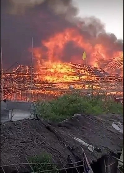 అయోధ్య మహా యజ్ఞంలో భారీ అగ్నిప్రమాదం: 1251 హోమ గుండాలు దగ్ధం