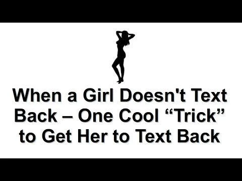 What to text back to a girl
