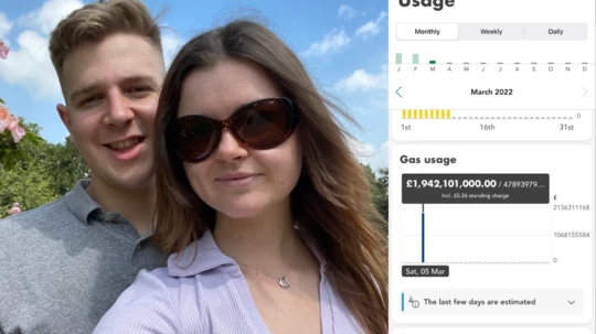 Couple shocked after bill said they consumed Rs 19,146 crore gas in 1 minute