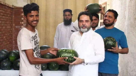 'Tarbooz politics': Pakistan's leader distributes watermelons with his name carved on them