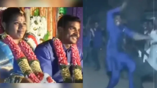 Viral Video: Groom Jumps From Stage For Impromptu Dance Session With Friends, Netizens In Splits