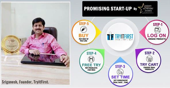 Hyderabad Based Startup 'Tryitfirst' Launches Unique Doorstep Trial for Phones, Laptops & Accessories