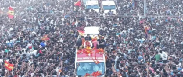 ತಮಿಳುನಾಡು ಚುನಾವಣೆ: ವಿಜಯ್ ಪ್ರಚಾರಕ್ಕೆ ಭಾರೀ ಸ್ಪಂದನೆ