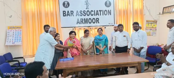 బార్ అసోసియేషన్ ఆధ్వర్యంలో జడ్జి వేముల దీప్తికి సన్మానం