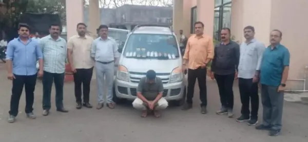 कोल्हापुरात गोवा बनावटीचे विदेशी मद्य जप्त.