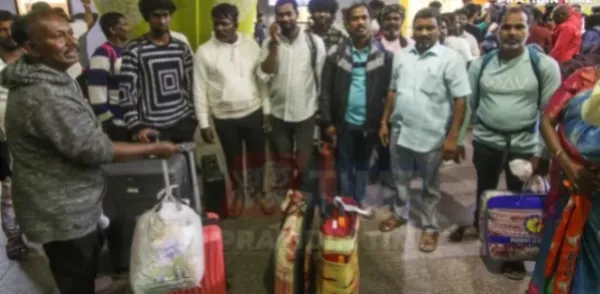 ईरान से 345 भारतीय मछुआरे सुरक्षित स्वदेश लौटे, आर्मेनिया के रास्ते चेन्नई पहुंचे