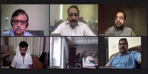 "It's not an artist first economy" argued Sonu Nigam on a panel at E-FICCI Frames 2020