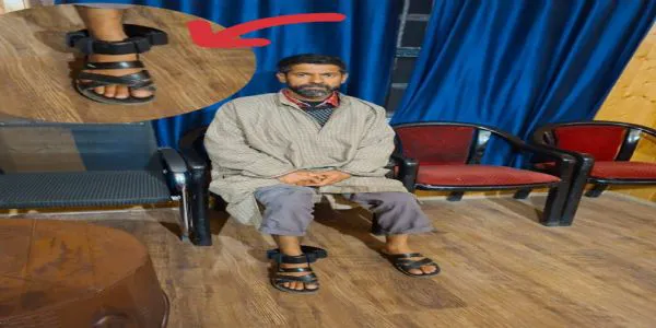 اننت ناگ پولیس نے این ڈی پی ایس ملزم پر جی پی ایس پازیب نصب کیا ،ملزم ضمانت پر رہا