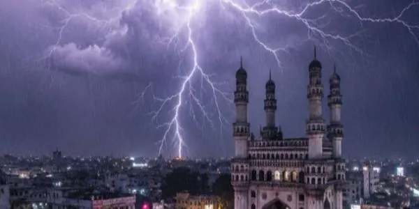 تلنگانہ کے کئی علاقوں میں آئندہ گرج چمک اور بجلی گرنے کا امکان: محکمہ موسمیات