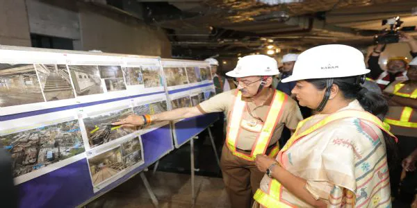 CM Rekha Gupta Inspects Metro Phase-4 Works at RK Ashram, Orders Timely Completion with Zero Compromise on Safety