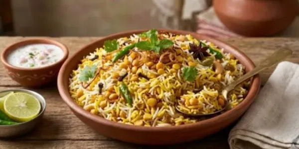 घर पर ऐसे बनाएं ढाबा स्टाइल चना दाल बिरयानी