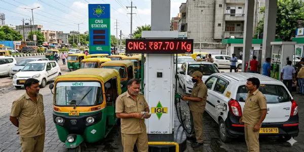 دہلی میں سی این جی کی قیمت میں مزید 1 روپے کا اضافہ، 80.09 روپے فی کلوگرام ہوا