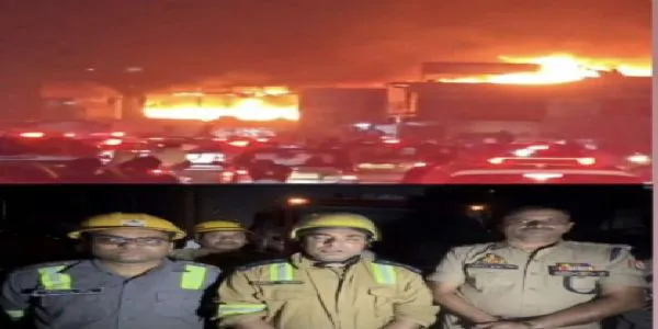 فرنیچر مارکیٹ میں لگی آگ، آٹھ دکانیں جل کر خاک
