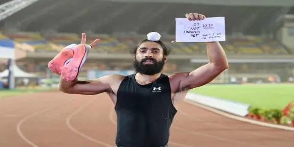 گر یندر ویر سنگھ نے10.09سیکنڈ میں 100 میٹر کی دوڑ مکمل کر کے تاریخ رقم کی