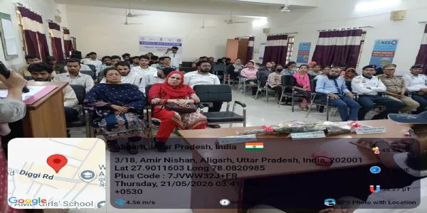 اے ایم یو این ایس ایس کی جانب سے شجرکاری مہم کا آغاز، ٹریفک بیداری پروگرام منعقد