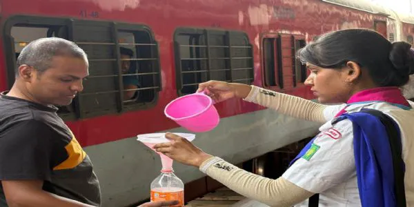 Summer Relief Drinking Water Service Campaign Launched at Prayagraj & Subedarganj Stations