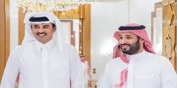 سعودی ولی عہد اور امیر قطر کا مشترکہ تعاون پر تبادلہ خیال