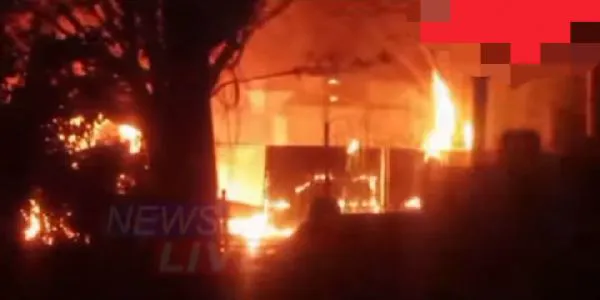 Major Fire Breaks Out at Oil Market in Duliajan