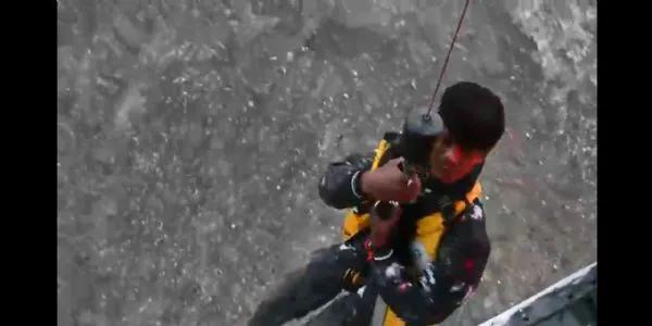 Reel stunt disregards risk: IAF Mi 17 V5 safely rescues 2 survivors after boy dies in water tank stairs collapse