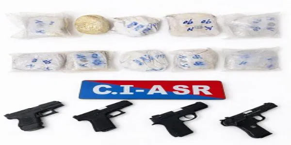 امرتسر میں دو بھائی گرفتار، 5.5 کلو ہیروئن اور چار پستول برآمد