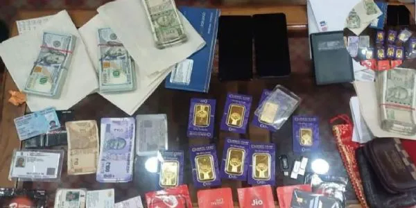 نیپال کےکاکر بھٹہ میں ہندوستانی شہری گرفتار، 570 گرام سونا اور غیر ملکی کرنسی برآمد