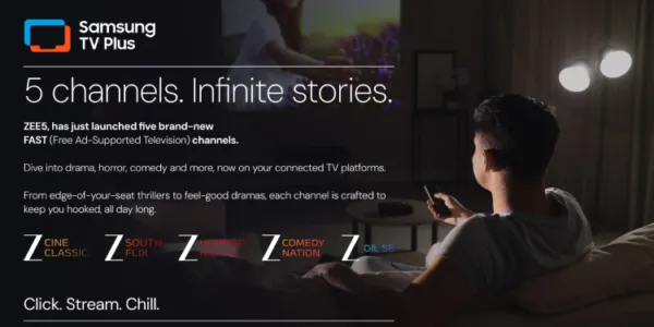 ZEE5 and Samsung TV Plus expand Connected TV footprint with FAST channel launch