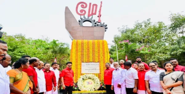 "மே 4-இல் கழகத் தோழர்களின் உழைப்பிற்கு நிச்சயம் பலன் கிடைக்கும்" மே தின விழாவில் முதல்வர் ஸ்டாலின் உரை!