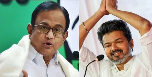 தமிழக அரசியலில் புதிய அலை! 'நல்லாட்சி அமையட்டும்'...தவெக தலைவர் விஜய்க்கு ப.சிதம்பரம் விடுத்த நெகிழ்ச்சியான வாழ்த்து...!