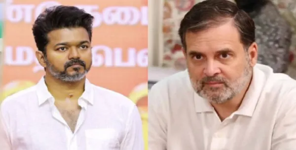 108 இடங்களில் தவெக வெற்றி! விஜய்யுடன் கைகோர்க்கும் காங்கிரஸ்? ராகுலுக்கு போன முக்கிய ரிப்போர்ட்! போன் பேசியதன் பின்னணி!