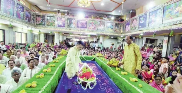 पदमिनी एकादशी उत्सव में सैकडों सहभागी