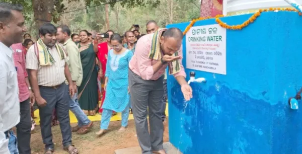 ଗ୍ରାମବାସୀ ନିର୍ମାଣ କଲେ ପାନୀୟ ଜଳ ପ୍ରକଳ୍ପ