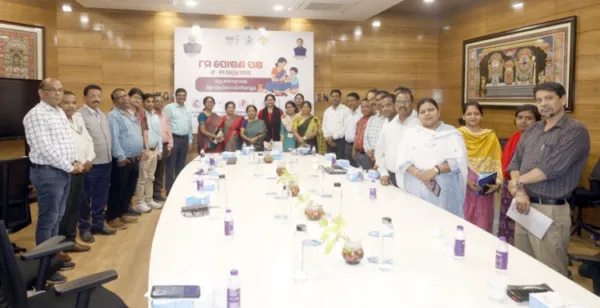 କେନ୍ଦ୍ରମନ୍ତ୍ରୀଙ୍କ ଦ୍ୱାରା ୮ମ ପୋଷଣ ପକ୍ଷ ଉଦ୍‌ଘାଟିତ