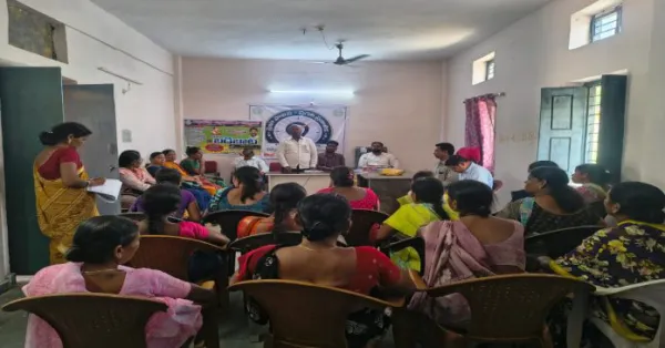 ఇందిరమ్మ నూతన గృహంకు ప్రవేశం