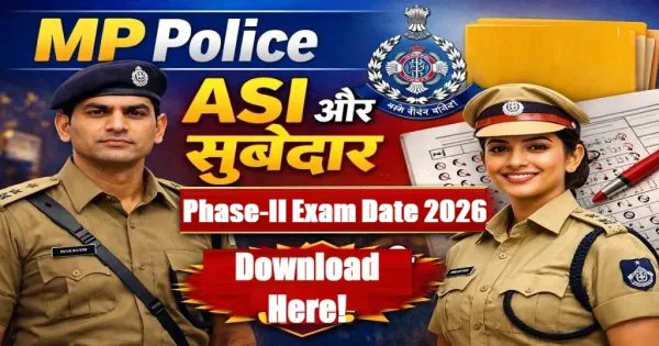 MPESB MP Police SI, Subedar Phase-II Phase Fee Payment 2026
