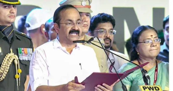 కేరళం సీఎం ప్రమాణ స్వీకారం