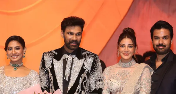బెల్లంకొండ రిసెప్షన్.. స్పెషల్ అట్రాక్షన్‌గా కాజల్