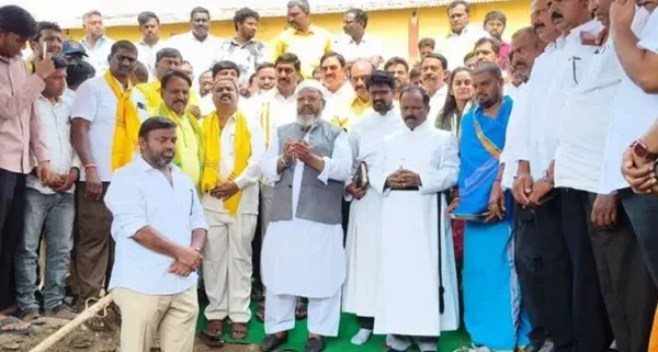 నంద్యాలలో టీడీపీ జిల్లా కార్యాలయానికి భూమిపూజ