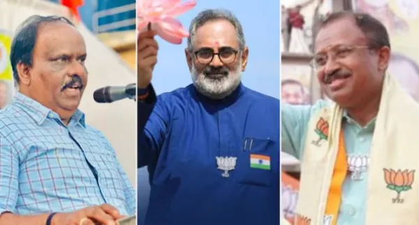 केरळमध्ये भाजपाची ऐतिहासिक कामगिरी, प्रथमच ३ जागा जिंकल्या