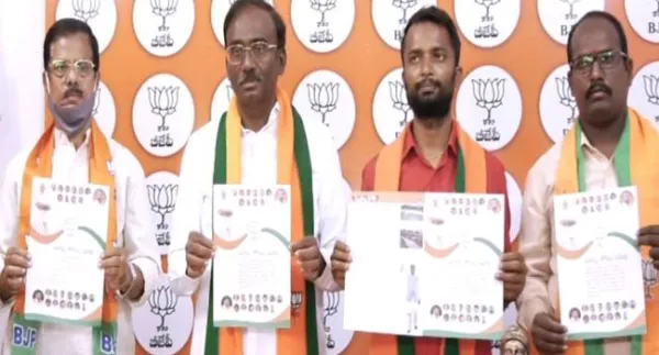 బీజేపీ నేత యోగానంద్ పాదయాత్ర
