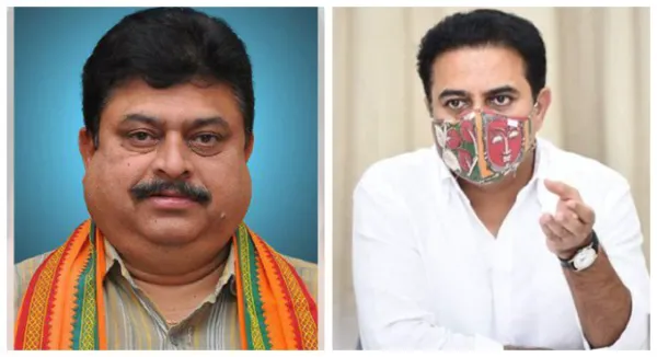 KTR's 'NDA' jibe at BJP