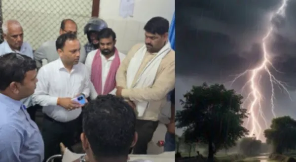 गोरखपुर; आकाशीय बिजली का कहर: दो युवकों की दर्दनाक मौत, गांव में छाया मातम